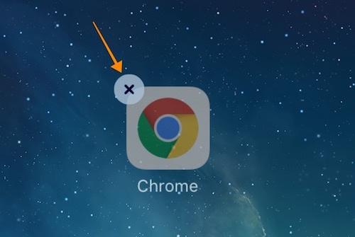 Удаляем Chrome из iOS