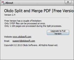 Okdo Split Merge PDF Free Скриншот 6