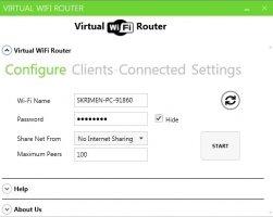 WiFi Virtual Router Скриншот 1